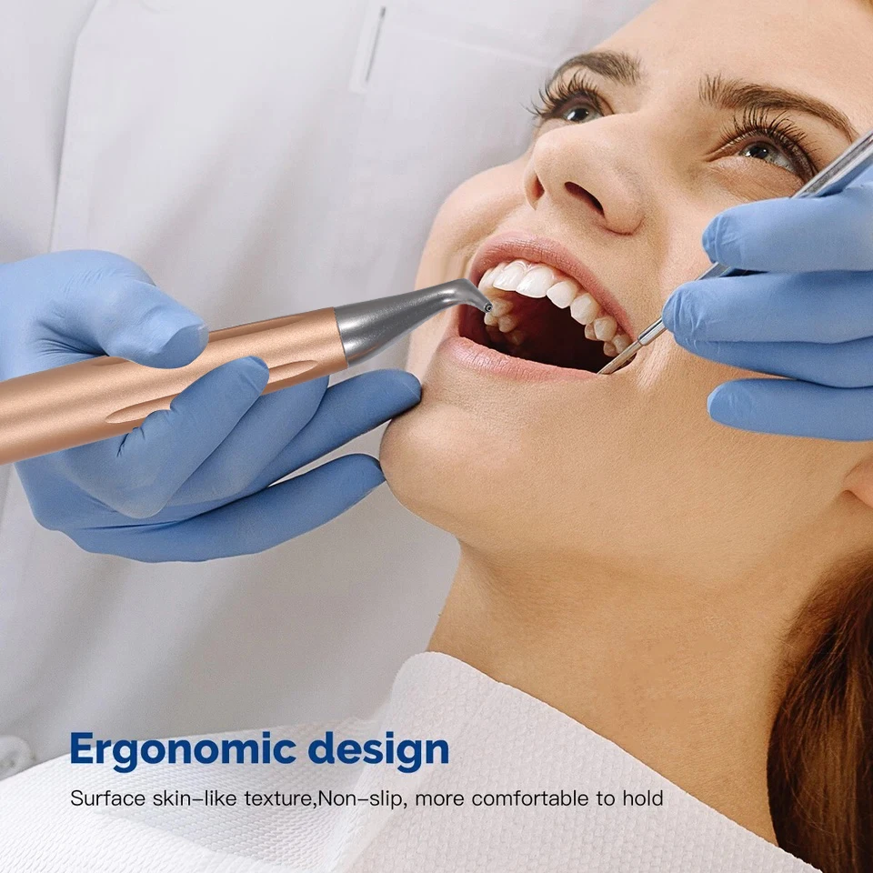 Dental Ultrasonic Scaler Air Polisher 2 in1 Periodontic Surgery Therapy System Woodpecker Style Scaler & Air Polisher Sandblast