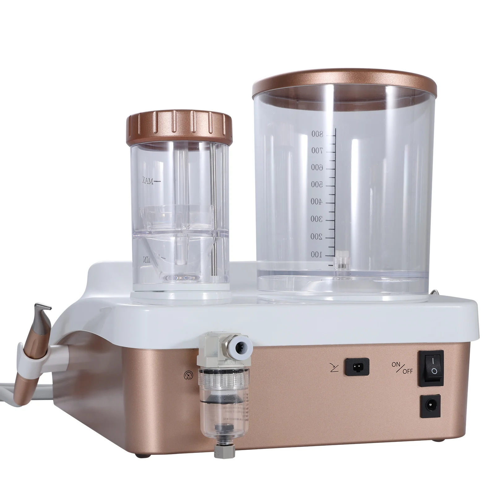 Dental Ultrasonic Scaler Air Polisher 2 in1 Periodontic Surgery Therapy System Woodpecker Style Scaler & Air Polisher Sandblast