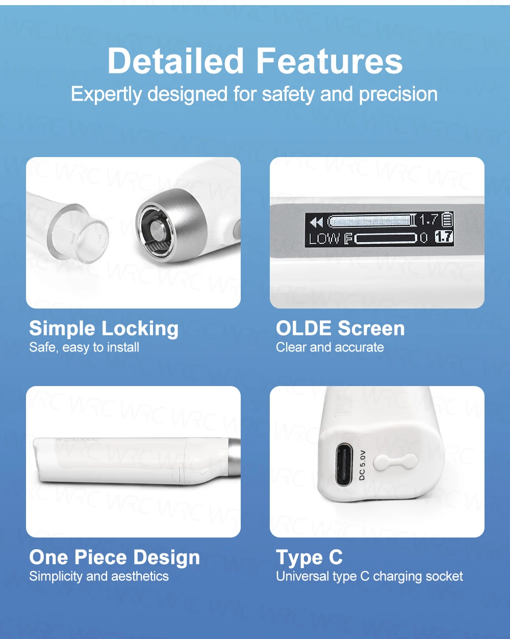Dental Anesthesia New TOP Injector Oral Local Syringe Painless Portable with Operable LCD Display Chargeable Dentistry Tools