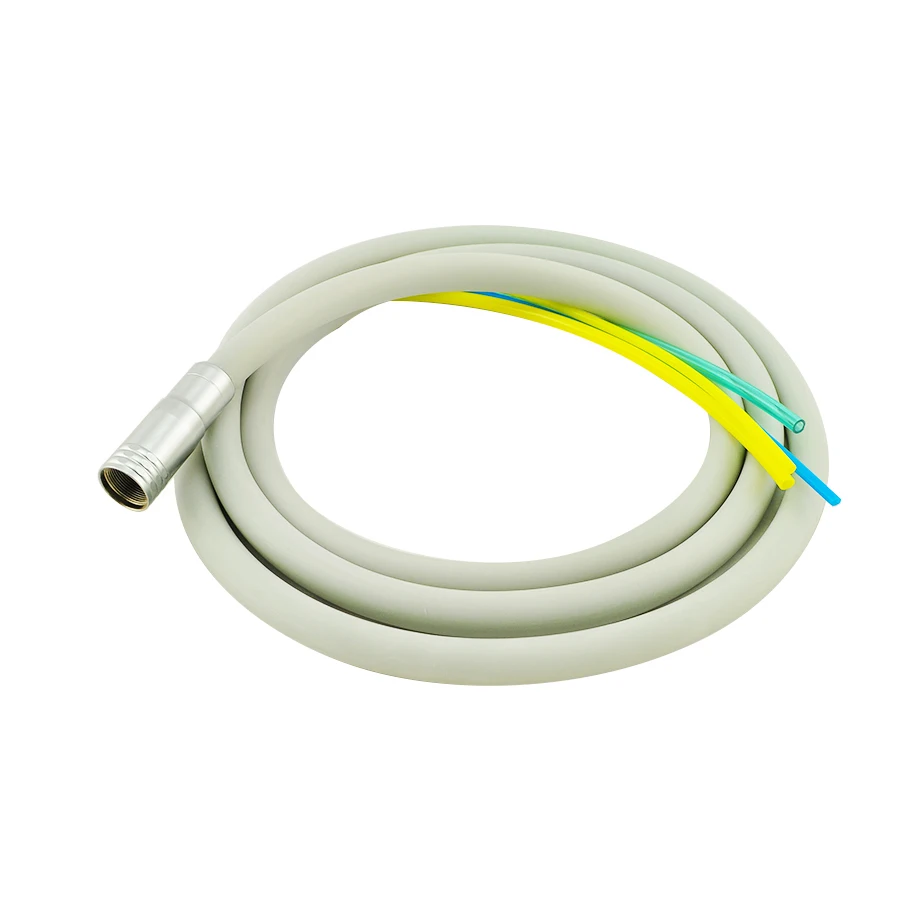 Dental Silicone Tubing Pipe Hose Cable with Connector 2/4/6 Holes for High Speed Handpiece Air Turbine Dentistry Material Tool