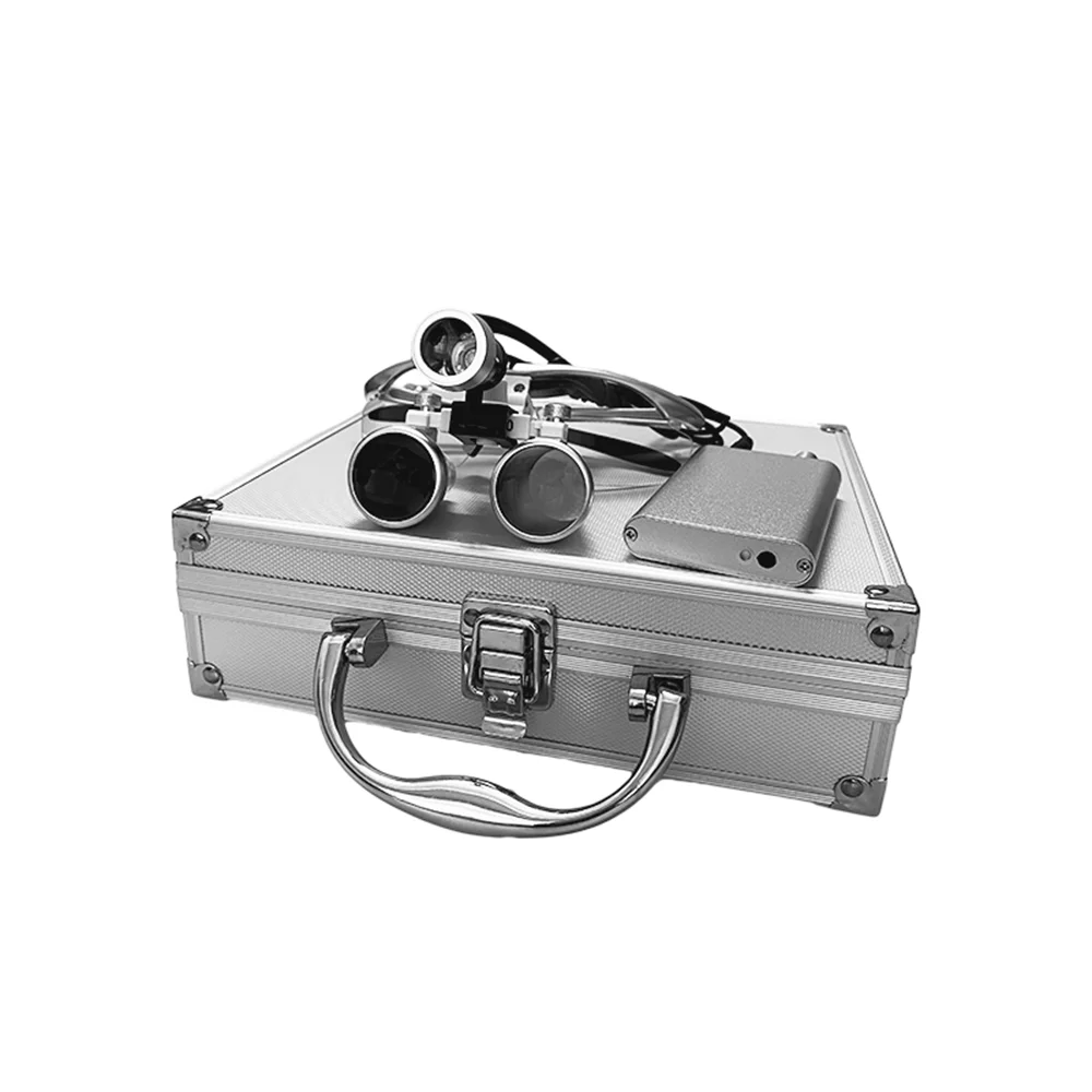 3.5X Dental Loupes Binocular Magnifier Surgical Medical Operation Head Lamp LED Headlight Surgical Loupes