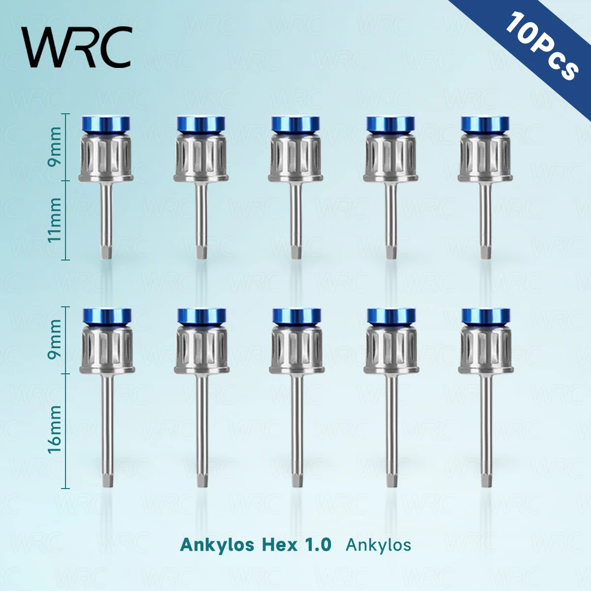 10Pcs Dental Implant Screw Driver Hex 1.20 1.25 1.27 1.40 NOB ITI 20mm 25mm Drivers For Clinic Dentistry Lab Restoration Tool