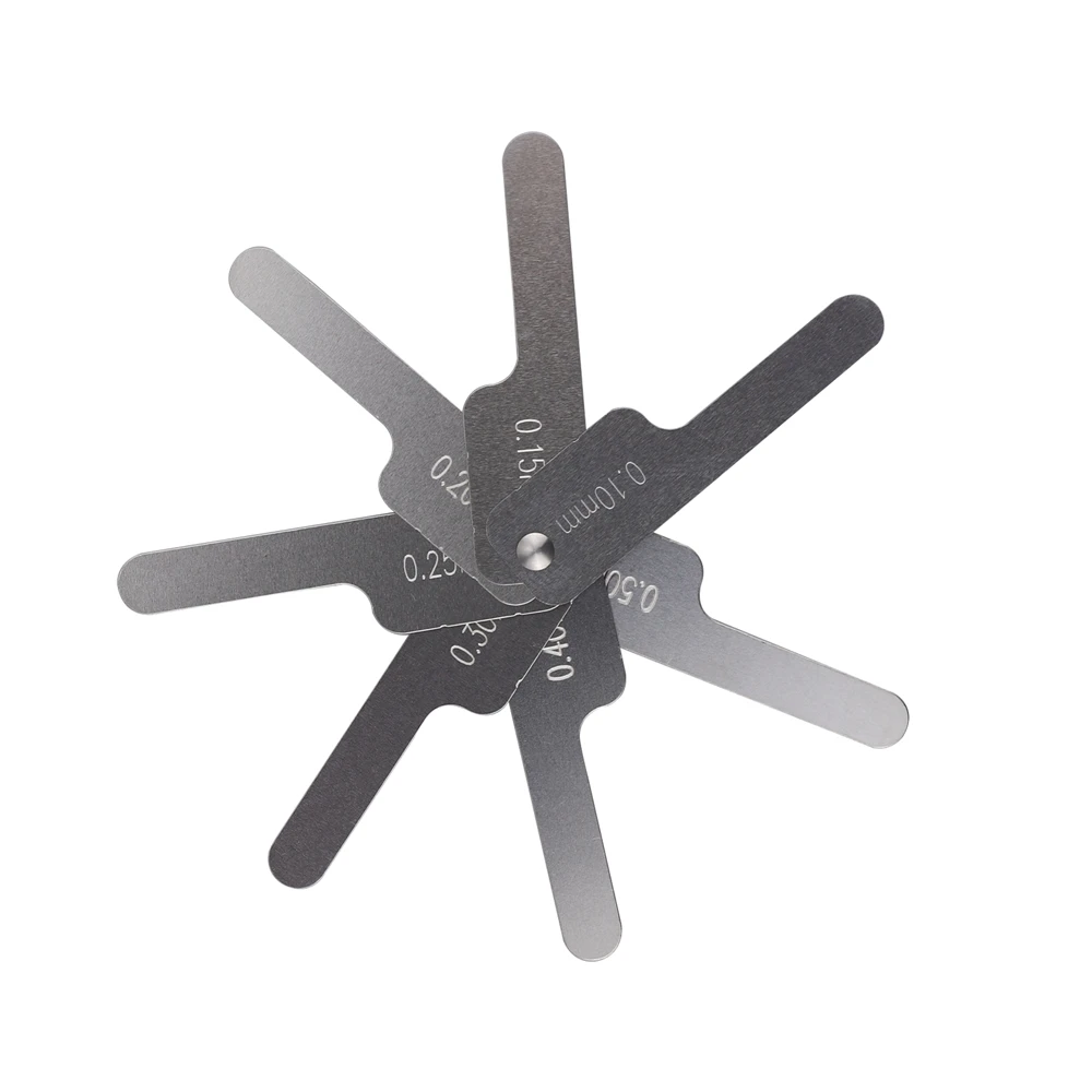 Dental Interproximal Reduction Gauge Ruler Tooth Gap Measure Reciprocating IPR System Stainless Steel Orthodontic Instrument