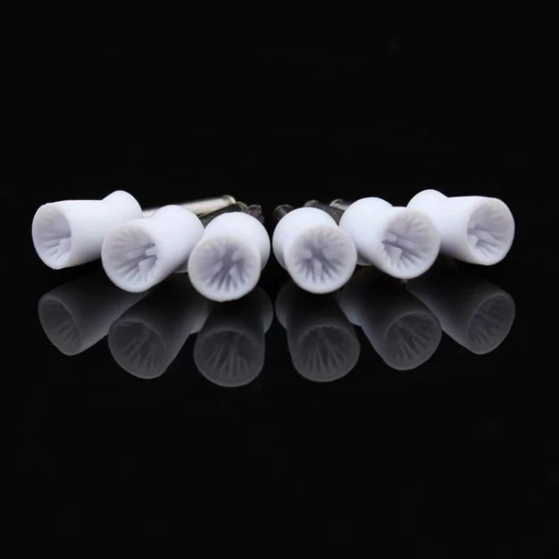 100Pcs Dental Prophy Cup Latch Type Disposable Rubber Tooth Polishing Cup for Low Speed Contra Angle Handpiece