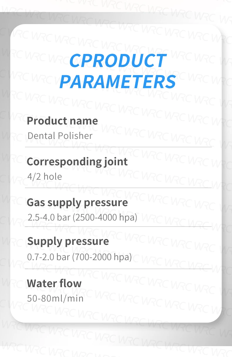 Professional Dental Air Polisher 4/2 Hole Teeth Polishing & Whitening Tool 135℃ High Temp Disinfectable Anti-Backflow Design
