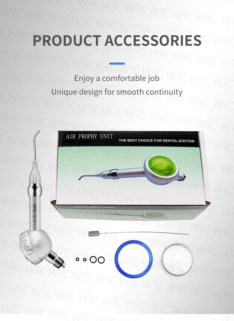 Professional Dental Air Polisher 4/2 Hole Teeth Polishing & Whitening Tool 135℃ High Temp Disinfectable Anti-Backflow Design