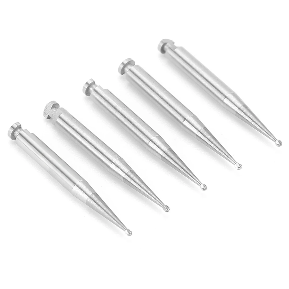 5PCS/Box Dental Tungsten Carbide Burs Low Speed Round RA Series For Dental Lab or Clinic Shank Dia.=2.35mm Length=22.5m