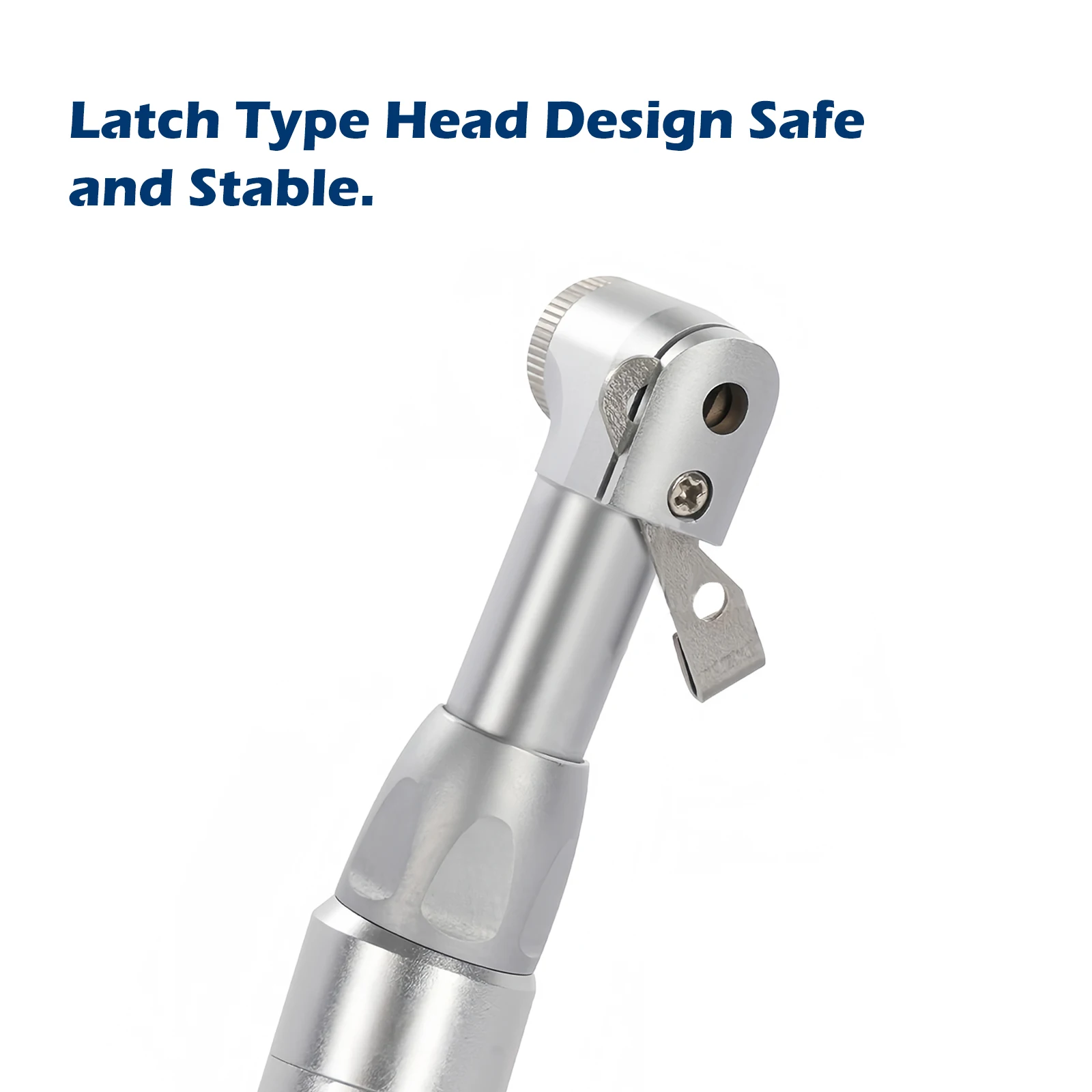 Universal Dental Torque Wrench Universal Implant Wrench Contra Angle Latch-Type Head Design 12 Drivers Precise Torque Tool