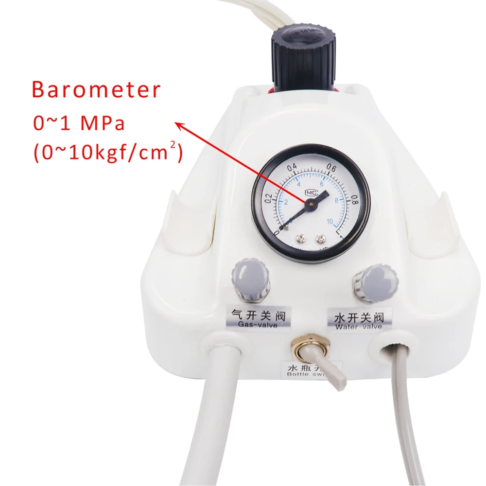 Portable Dental Turbine Unit Work With Air Compressor 3 Way Syringe 2/4 Holes Handpiece Tube Dentistry Equipment Plastic Shell