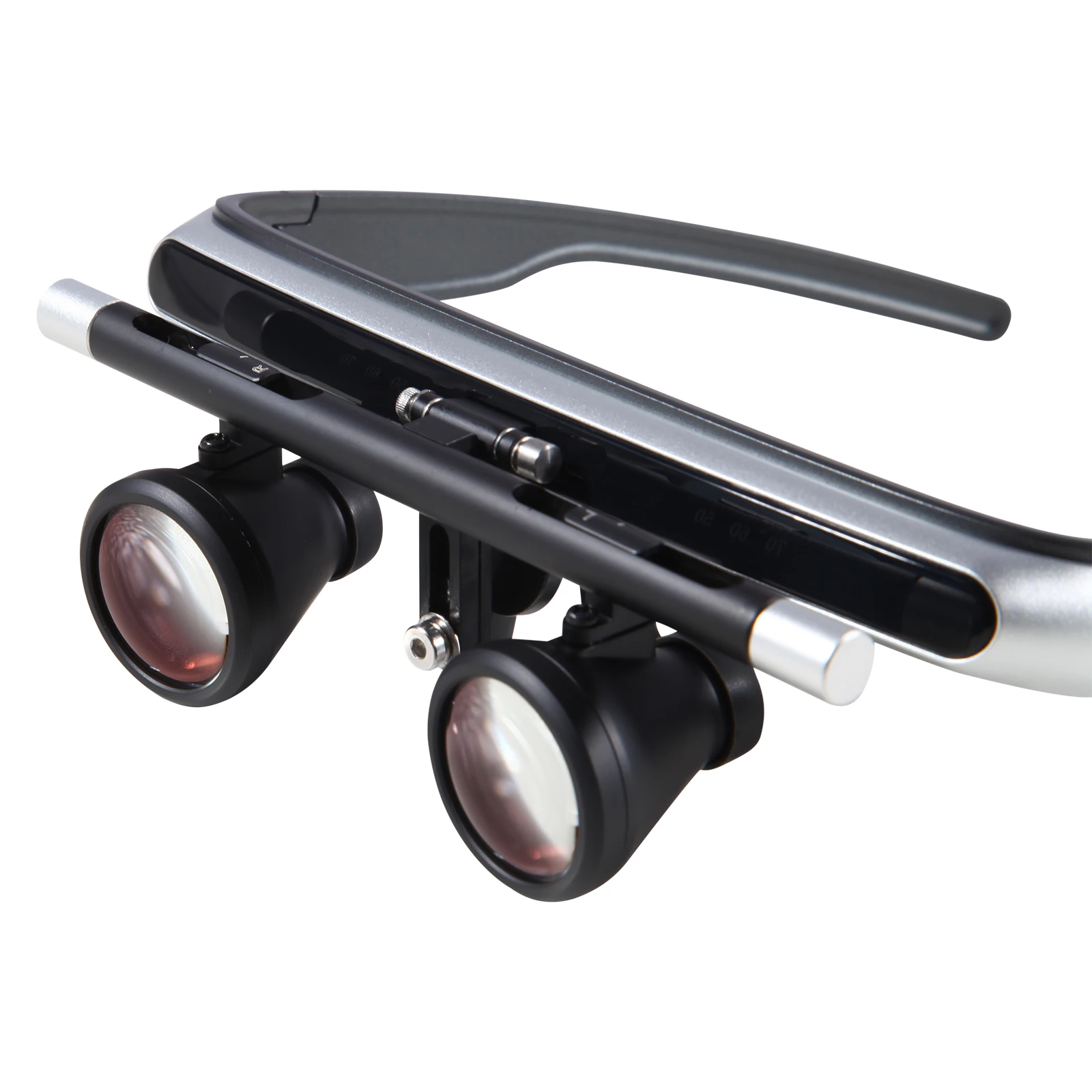2.5/3x Dental Surgical Binocular Loupes Headband Magnifier 0°- 82° adjustment
