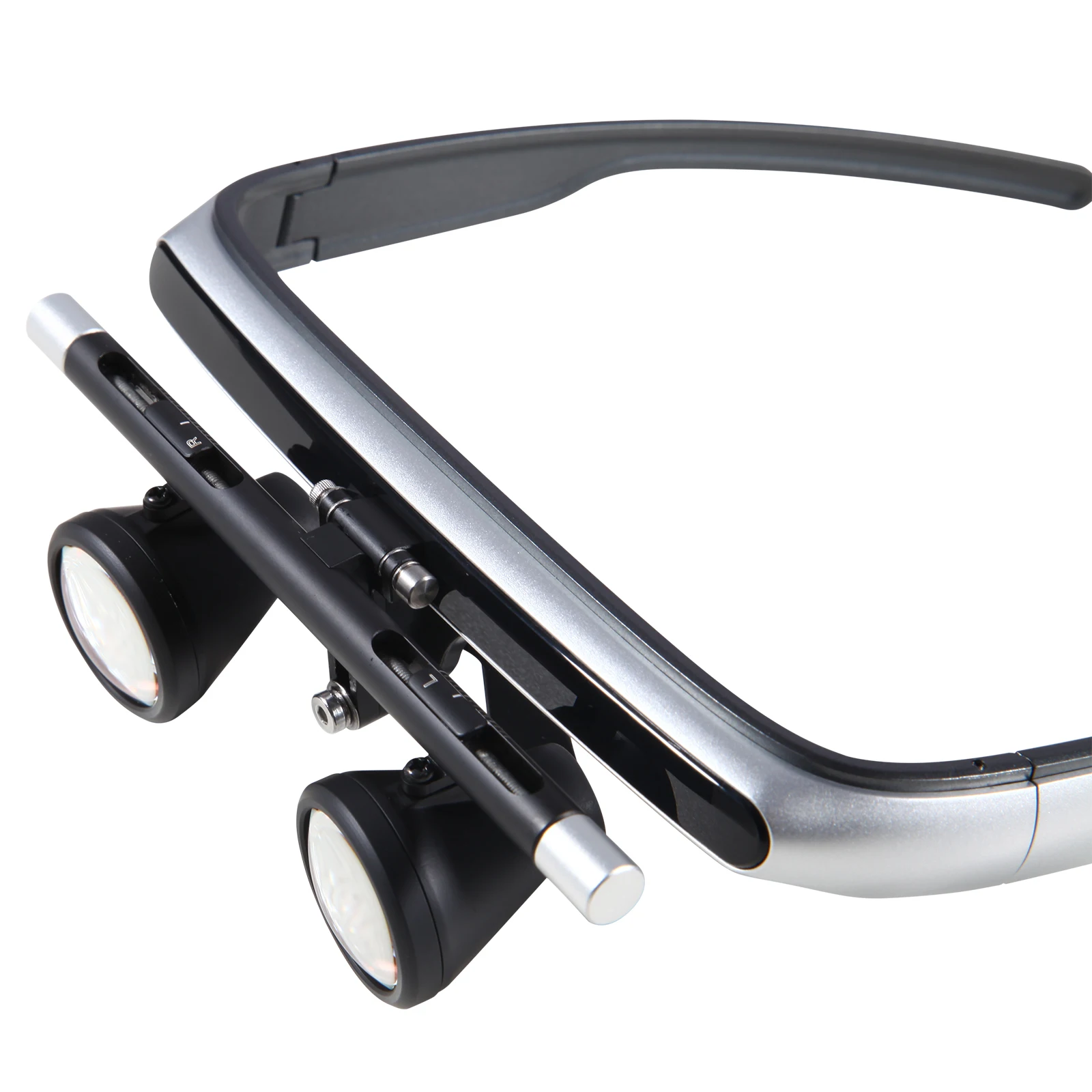 2.5/3x Dental Surgical Binocular Loupes Headband Magnifier 0°- 82° adjustment