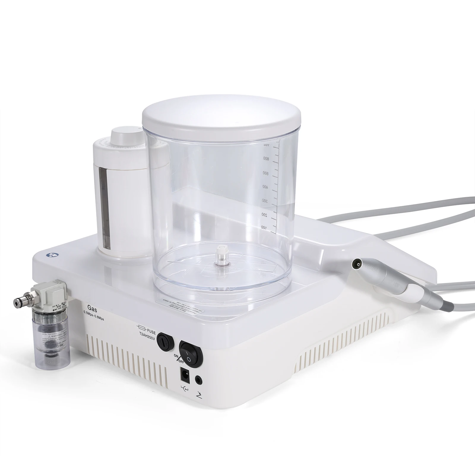 Dental LED Ultrasonic Scaler 2IN1+Air Polisher Sandblasting Ultrasonic Periodontal Therapy System Hygiene Prophy Jet DQ40