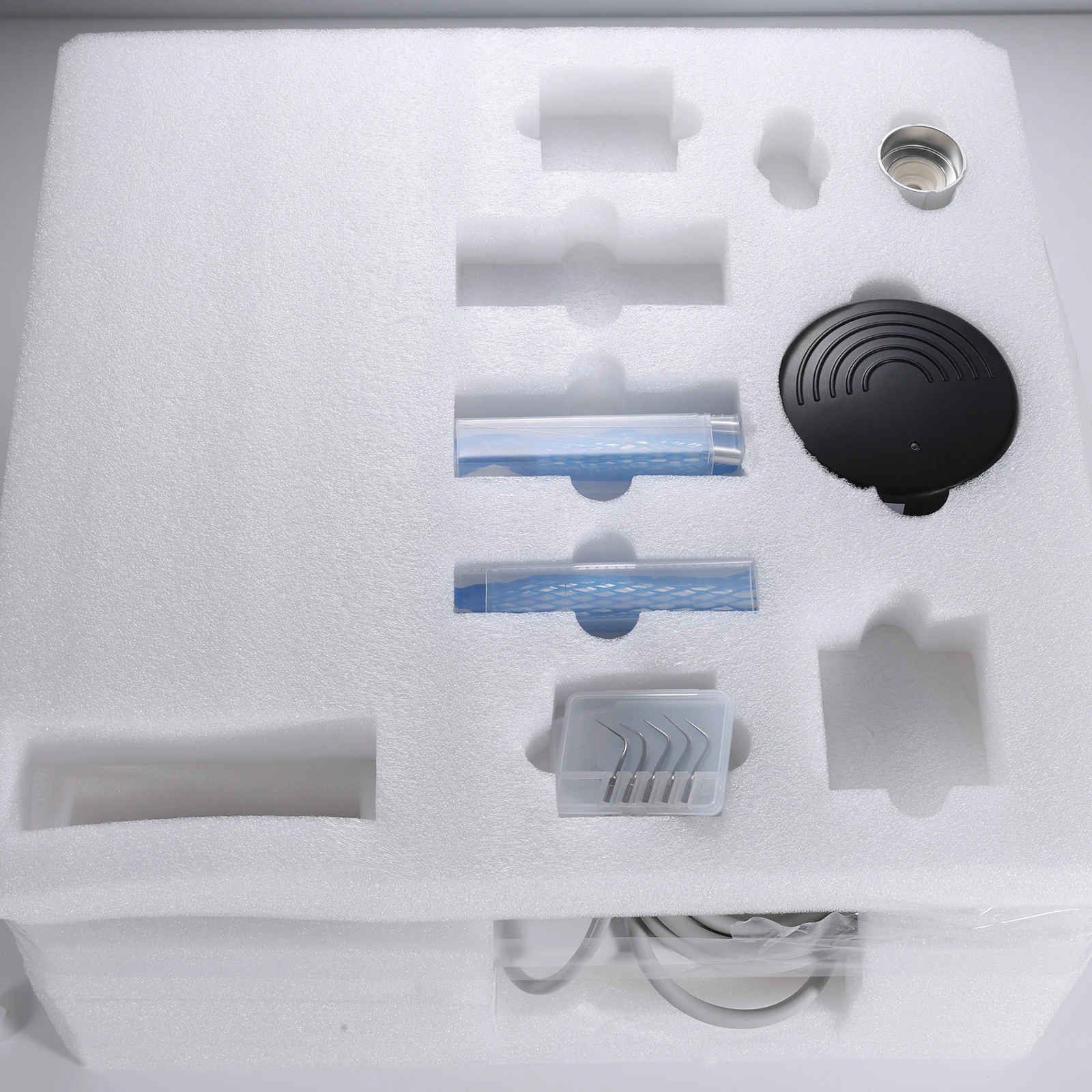 Dental LED Ultrasonic Scaler 2IN1+Air Polisher Sandblasting Ultrasonic Periodontal Therapy System Hygiene Prophy Jet DQ40