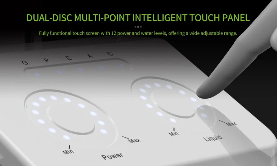 Dental LED Ultrasonic Scaler 2IN1+Air Polisher Sandblasting Ultrasonic Periodontal Therapy System Hygiene Prophy Jet DQ40