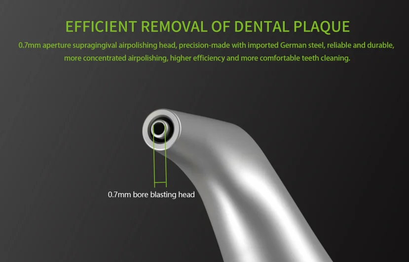 Dental LED Ultrasonic Scaler 2IN1+Air Polisher Sandblasting Ultrasonic Periodontal Therapy System Hygiene Prophy Jet DQ40