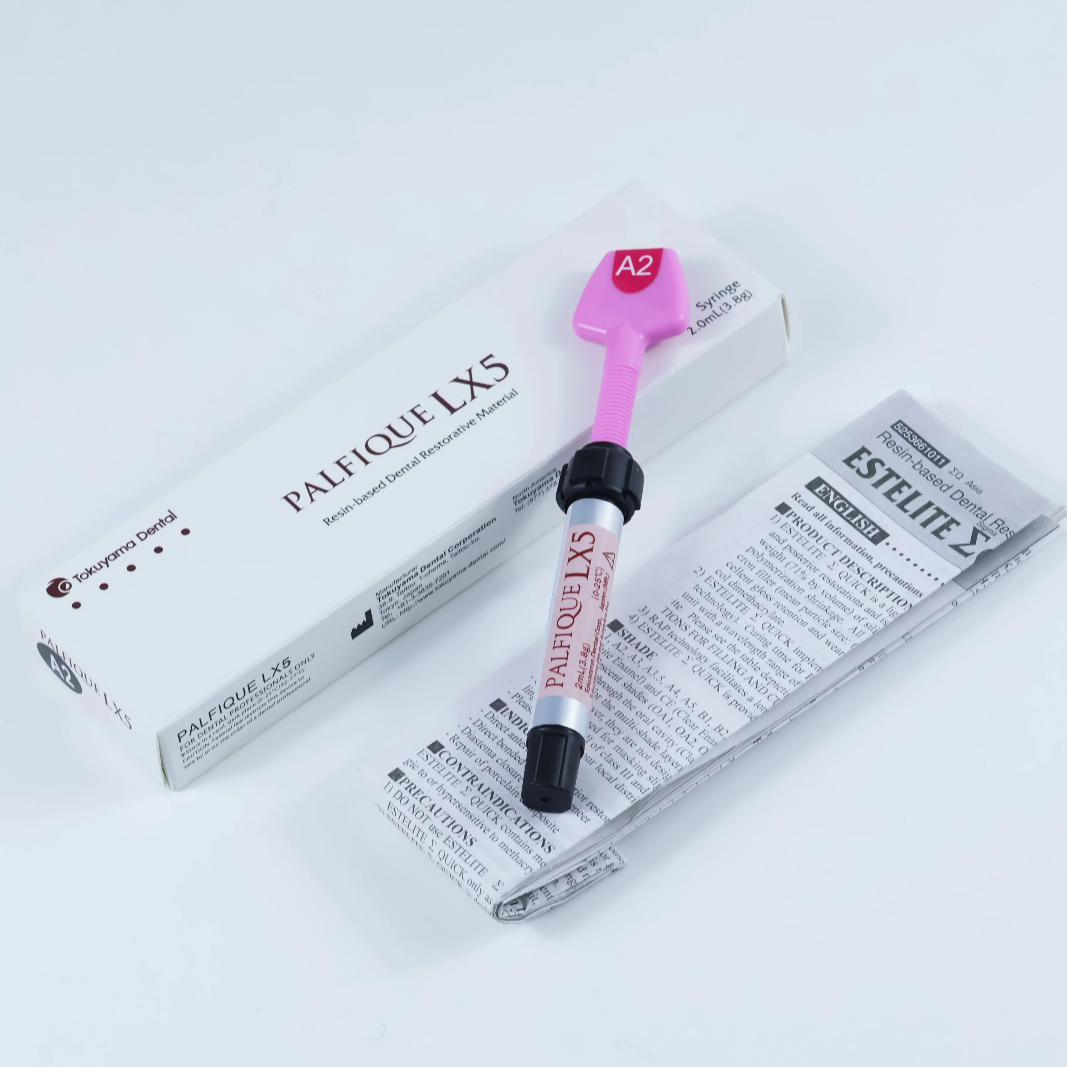 Dental Tokuyama Palfique LX5 Light Cure Composite Resin Universal Restorative Material 3.8g/pcs A1 A2 A3 A3.5 CE