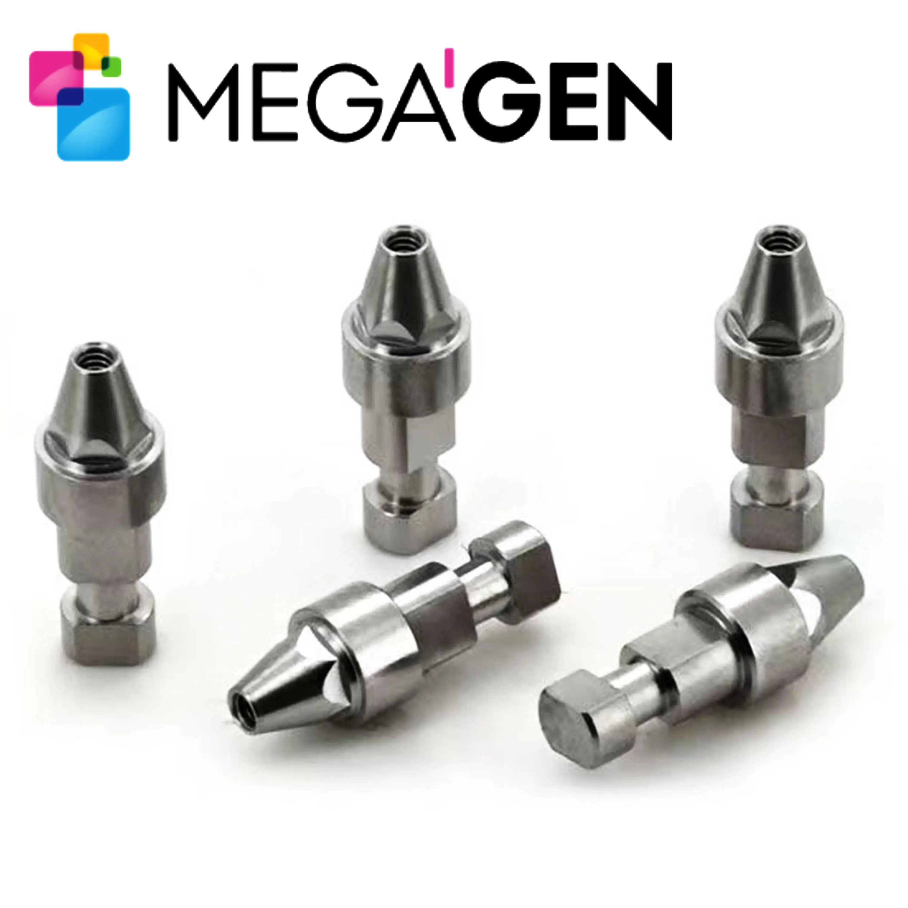 MegaGen AnyOne Implant Parts Healing Abutment Impression Coping Analog Bridge Abutment Screw Medical Grade 5 Titanium Alloy