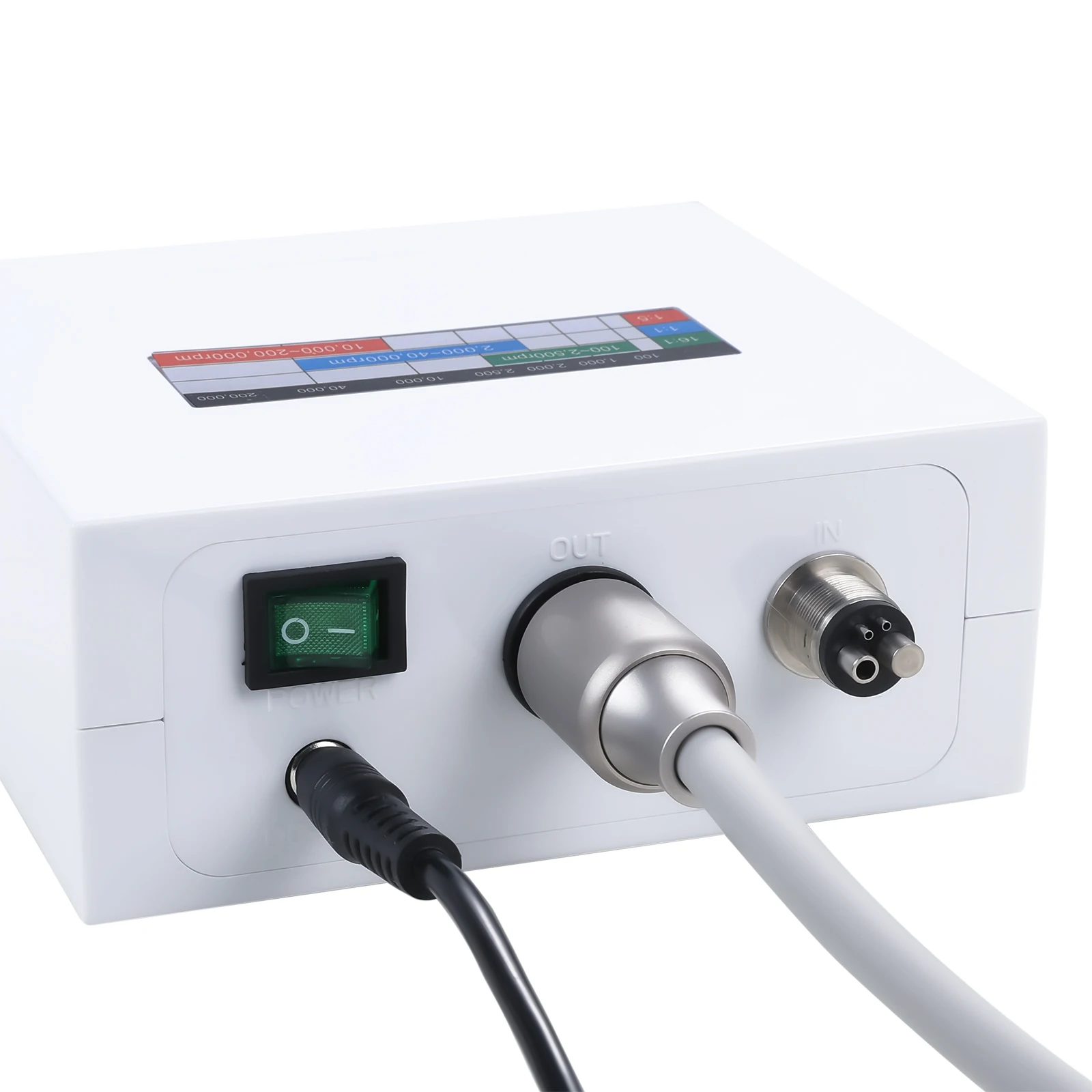 SANDENT Portable Dental Brushless Micro Motor Touch Screen Portable Electric Motor Fit 1:1/1:5/16:1 Contra Angle Handpiece