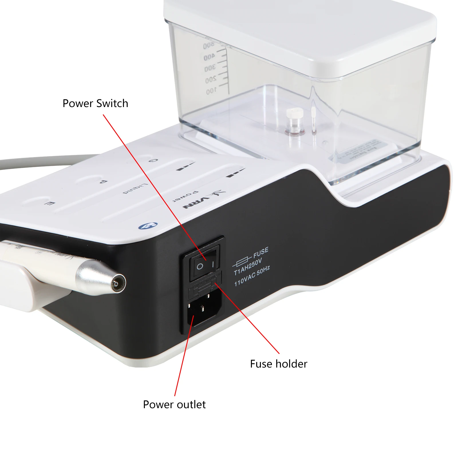 Dental Ultrasonic Piezo Scaler LED Detachable Handpiece Fit VRN EMS/ Woodpecker / Dentistry Auto-water Supply System 1000ML
