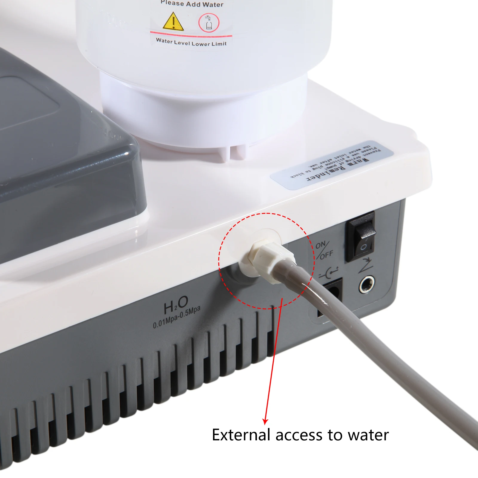 Dental Ultrasonic Piezo Scaler LED Detachable Handpiece Fit VRN EMS/ Woodpecker / Dentistry Auto-water Supply System 1000ML