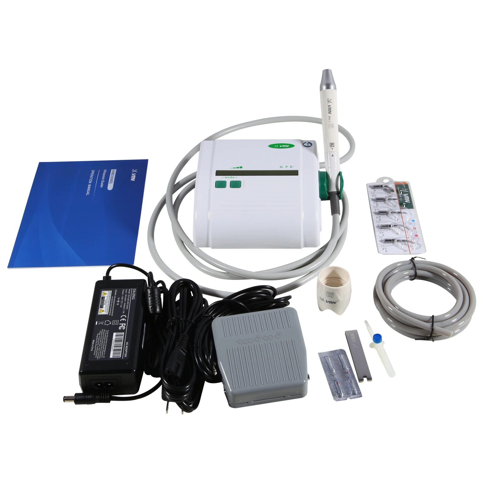 Dental Ultrasonic Piezo Scaler LED Detachable Handpiece Fit VRN EMS/ Woodpecker / Dentistry Auto-water Supply System 1000ML