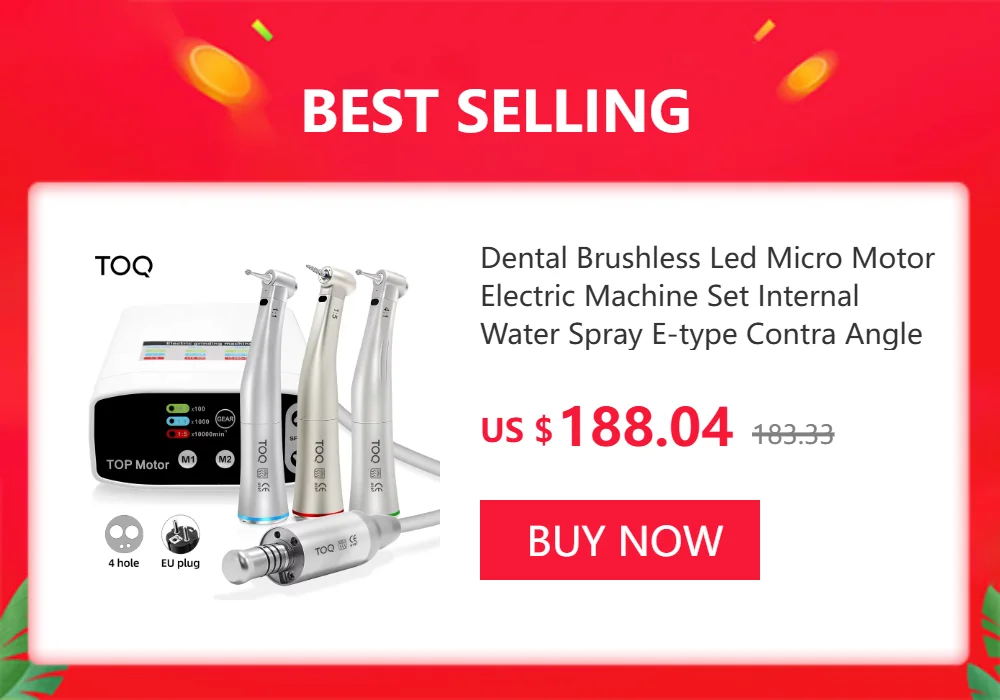 Dental Wireless Endo Motor & Apex Locator with 16: 1 Reduction Contra Angle and Auto Start & Stop New Technical Tool Endodontic