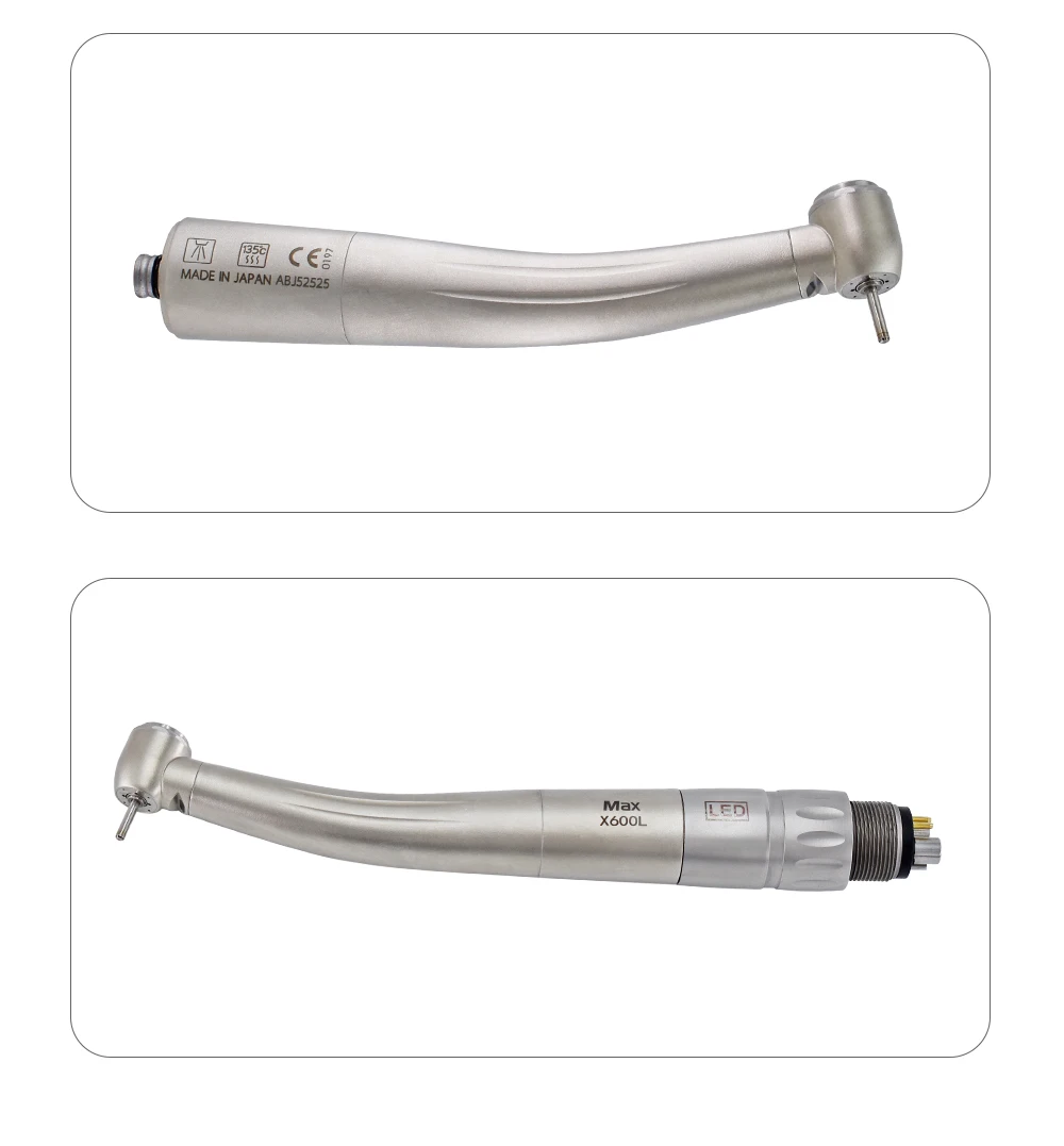Dental Air turbine handpiece With Optic Fiber X600L/X700L high speed hand piece for dentist repair