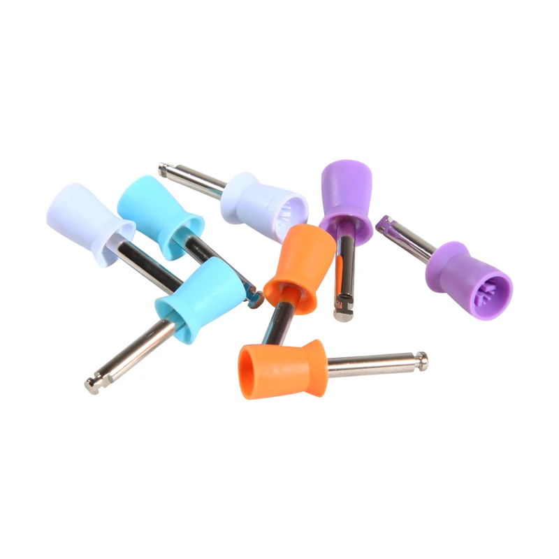 200Pcs/Pack Dental Polishing Brush Polisher Brushes Kits /Polish Cups Dentistry Teeth Latch Type Mixed Color