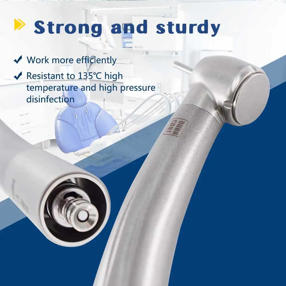 Dental Clinical Handpiece With LED Fiber Optic Technology Air Turbine Essential Tool For Dentists Treatment Patients Dentistry