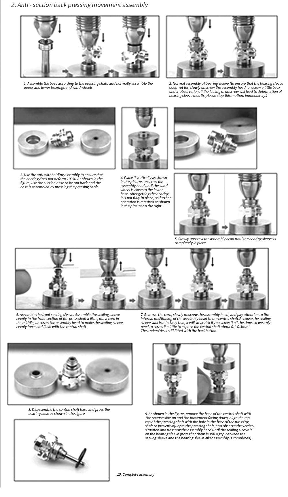 Dental Professional Tool Handpiece Repair Tool Bearing Removal Chuck Standard Torque Mini Lab Repair Kit Air Turbine