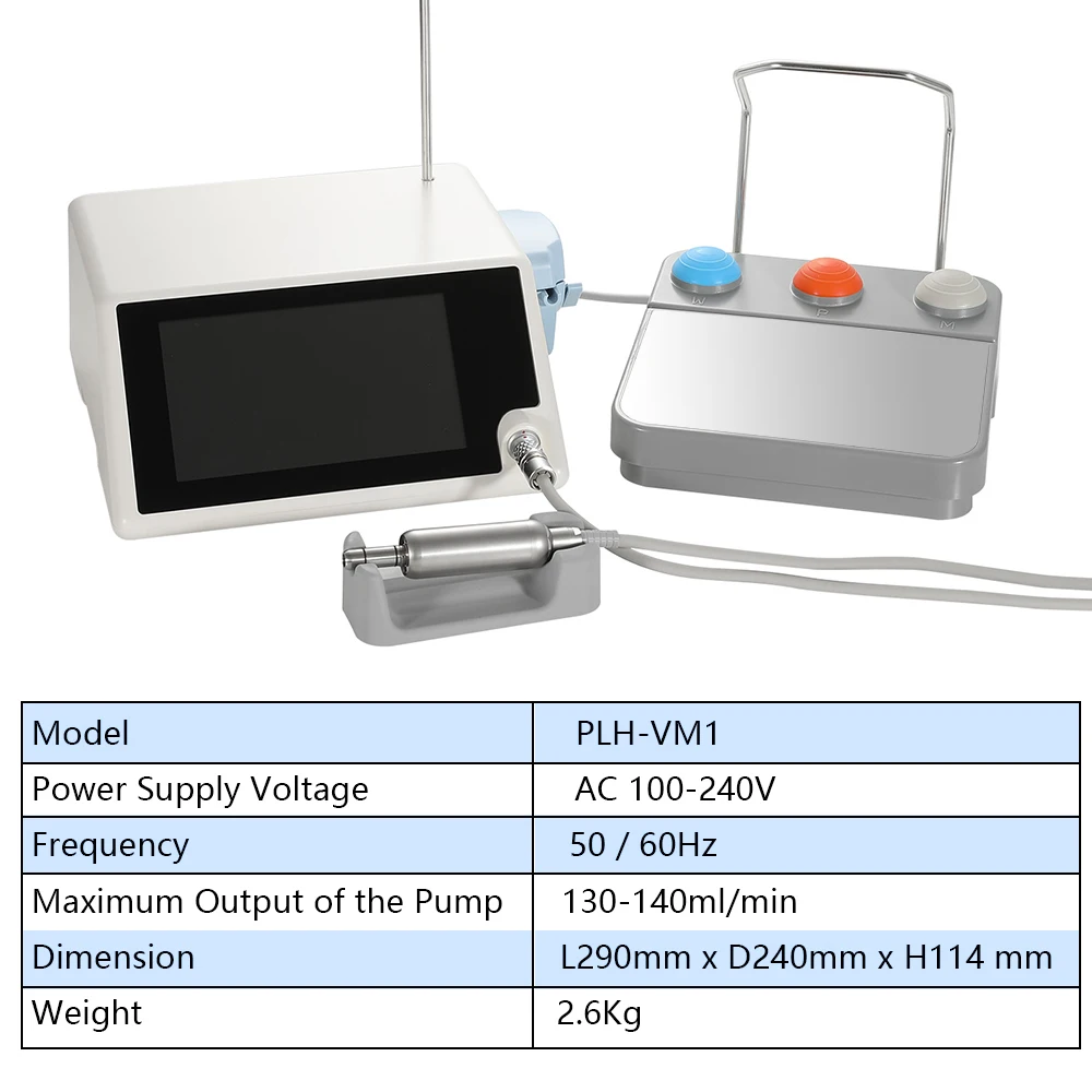 SANDENT Dental Brushless Surgical Implant Motor System Touch Screen Machine With  20:1 Contra Angle LED Fiber Optic Handpiece