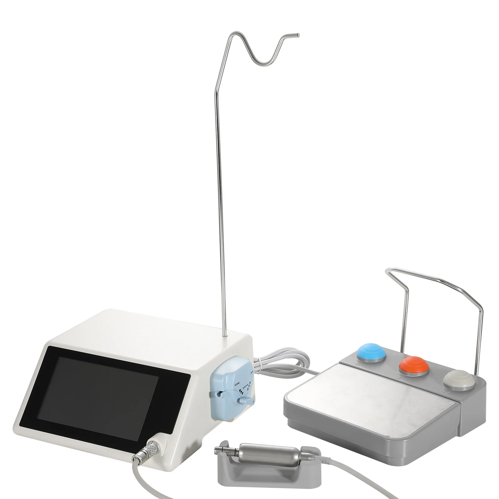 SANDENT Dental Brushless Surgical Implant Motor System Touch Screen Machine With  20:1 Contra Angle LED Fiber Optic Handpiece