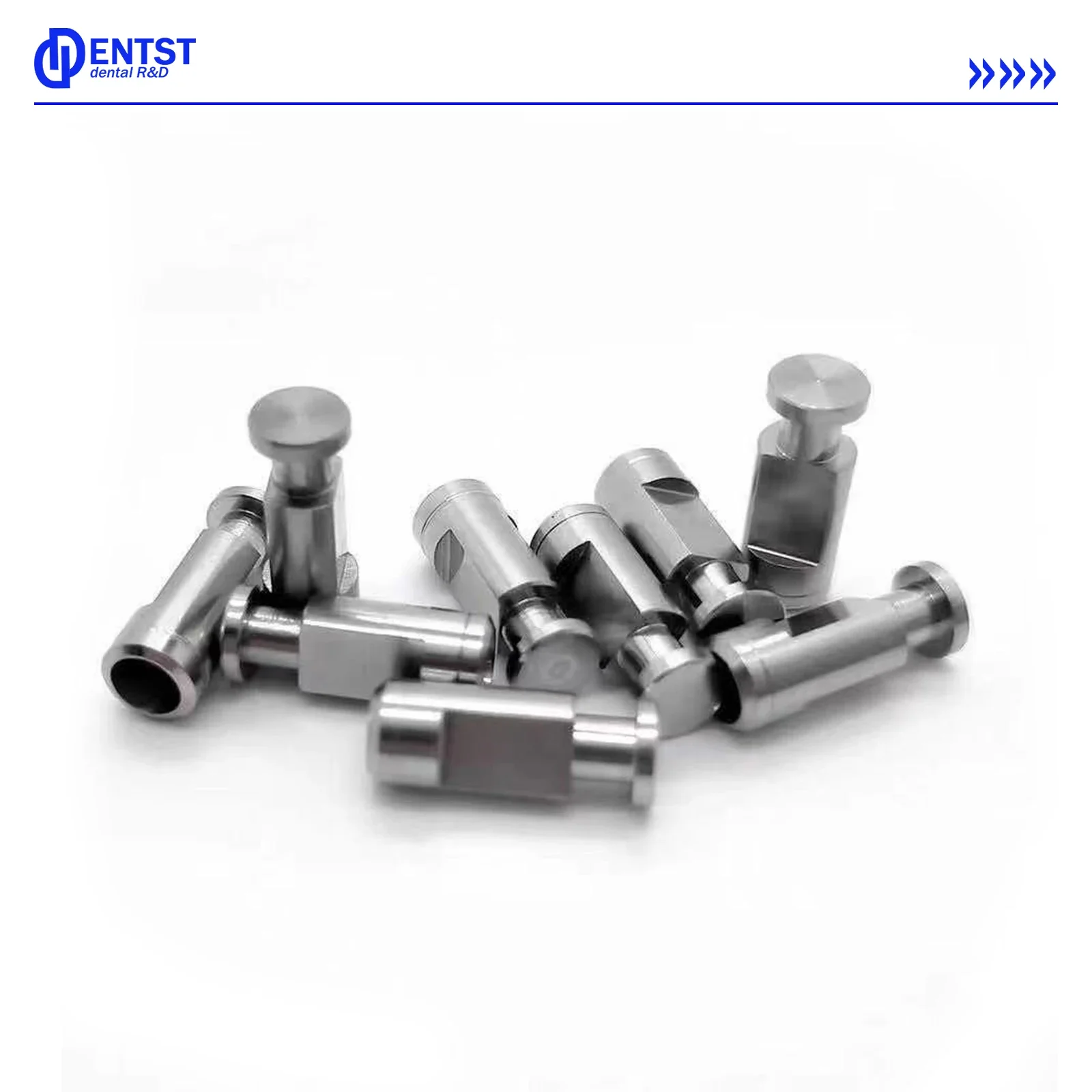 OSSTEM Dental Accessories Analog Plaster Fixture Open Tray Closed Rod Transfer Coping Abutments for DENTIUM