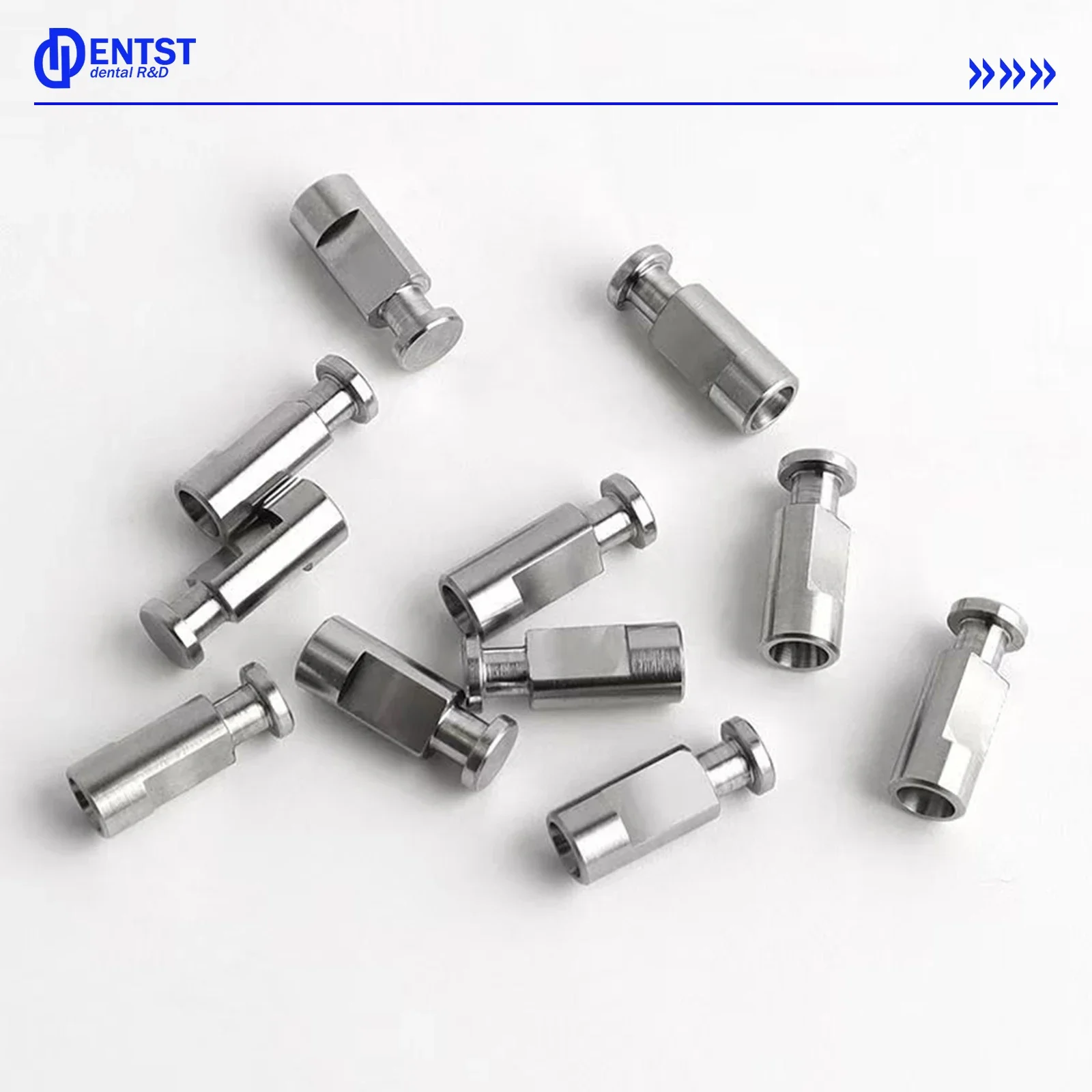 OSSTEM Dental Accessories Analog Plaster Fixture Open Tray Closed Rod Transfer Coping Abutments for DENTIUM