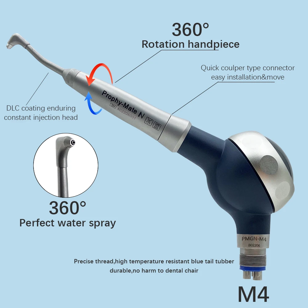 JUMTOP Dental Air Water Polisher Air Powder Spray Sandblaster Oral Hygiene Tooth Cleaning Whitening Polishing Tools