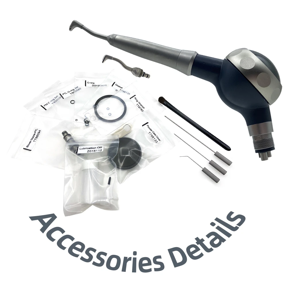 JUMTOP Dental Air Water Polisher Air Powder Spray Sandblaster Oral Hygiene Tooth Cleaning Whitening Polishing Tools