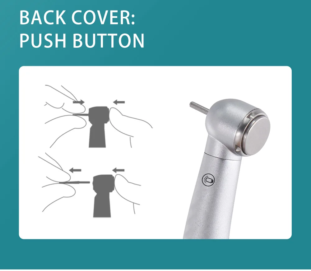 Dentist M900L Fiber Optic LED High Speed Air Turbine Handpiec Handpiece For Kavo Quick Coupling Super Powerful Tool
