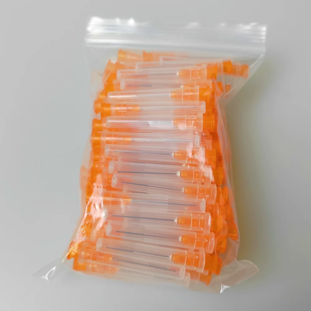 100pcs JUMTOP Dental Endo Irrigation Needle Tip Dental Root Canal Lateral Irrigation Needle Diameter 0.3/0.4/0.5mm Dentistry