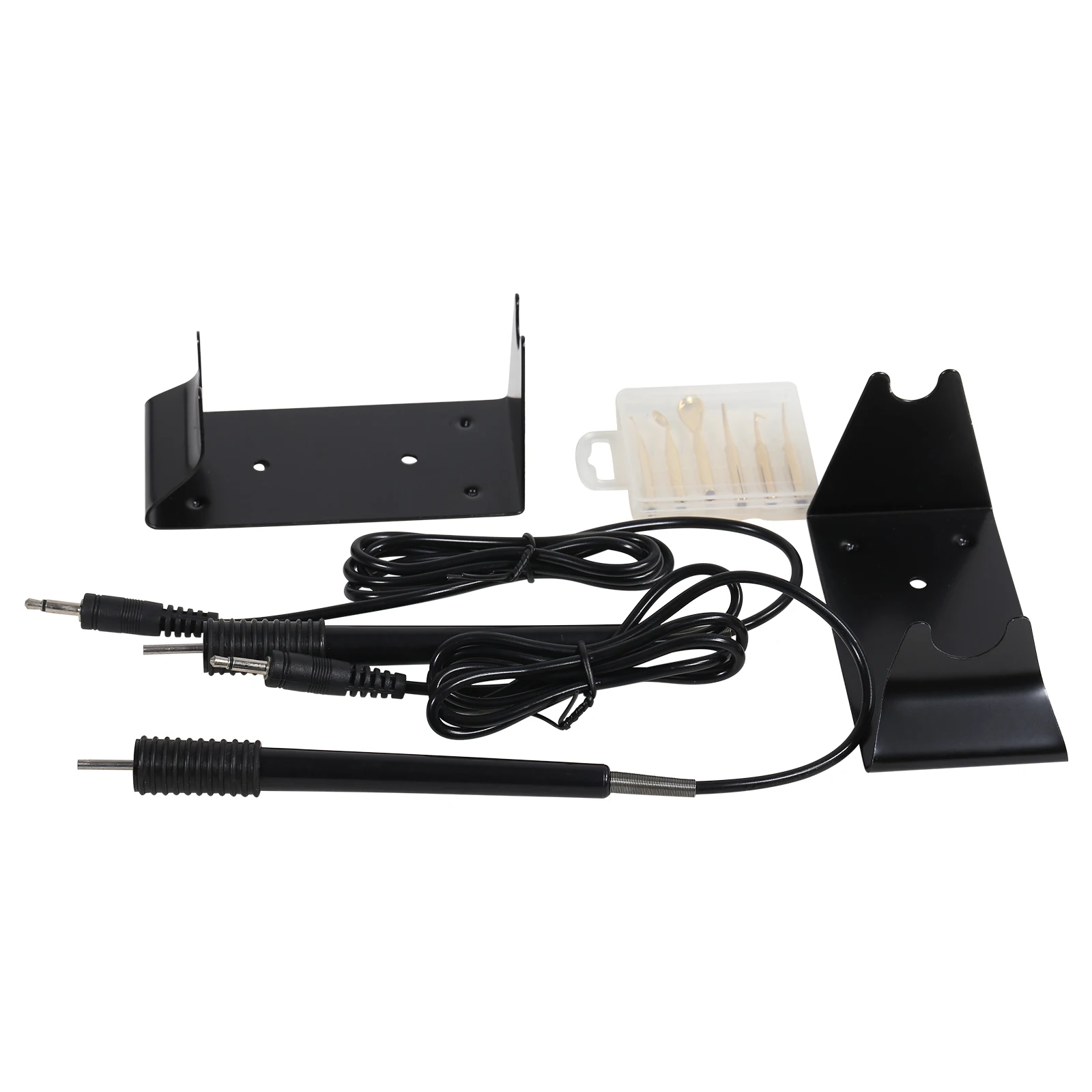 Dental Lab Electric handle wax carving heater kit include 6 Wax Tips+2 Pens Pot