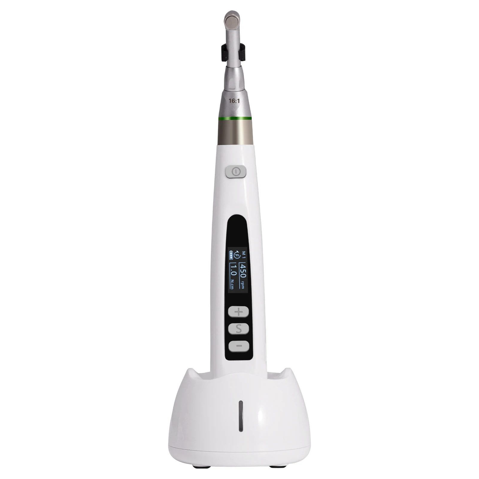 Dental Cordless & Wireless LED Light Endo Motor 16:1 Contra Angle Root Canal Treatment Endodontic