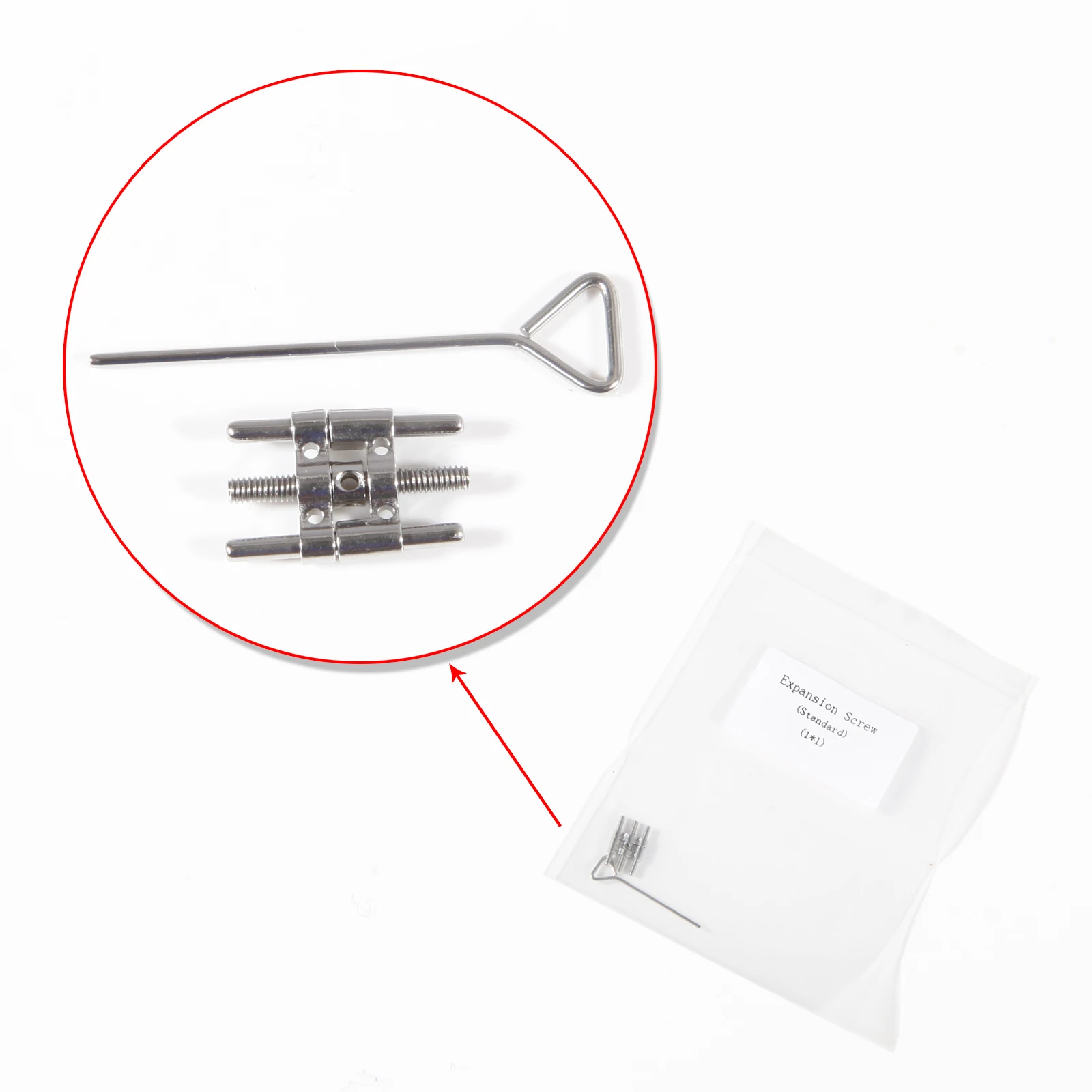 Dental Orthodontic Expansion Screws Rapid Palatal Expander Stainless Steel for frame Type 5 Sizes
