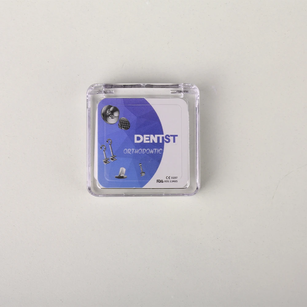 Dental Orthodontic Lingual Buttons Metal Composite Bondable Traction Hook Ceramic Hook Mesh Base Ortodoncia Materiales