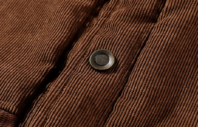 Winter Jacket Men Fleece Thick Warm Cotton Plaid Jacket Autumn Men Casual Multi-Pockets Coat High Quality Warm Lining Jacket Man