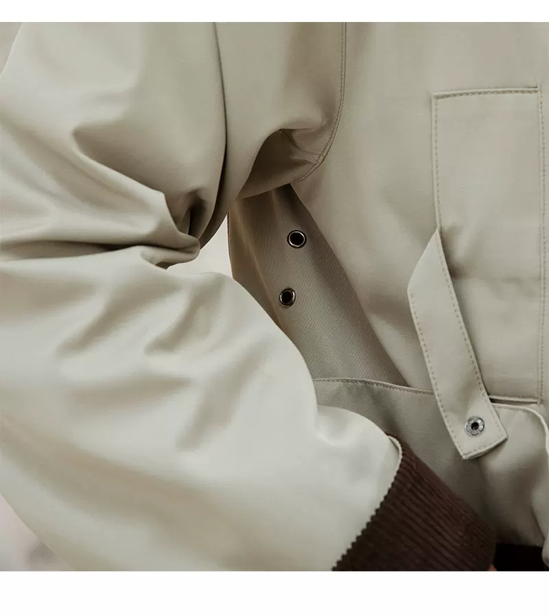 Deer Sanxian Business Retro Outdoor Waist Hunting Wear Windproof Jacket Men's British All-match Waterproof Fashion Jacket