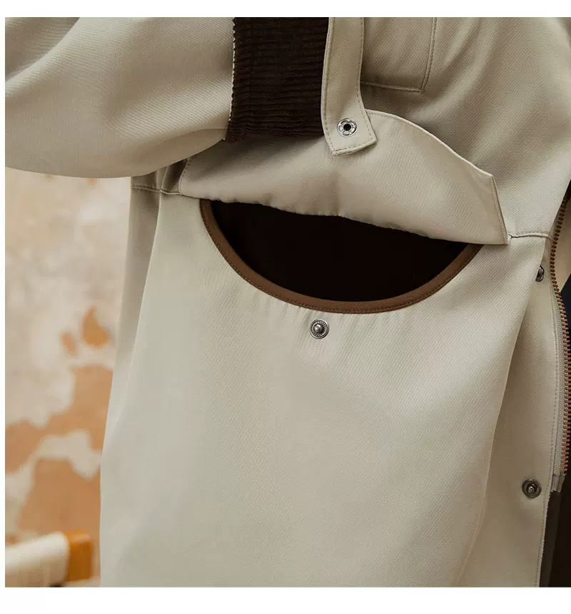 Deer Sanxian Business Retro Outdoor Waist Hunting Wear Windproof Jacket Men's British All-match Waterproof Fashion Jacket