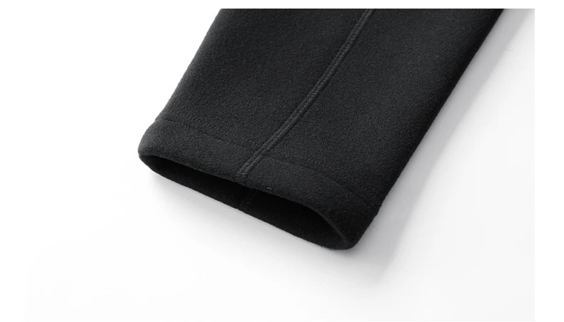 Plus Velvet Sweater Men's L-9XL Large Size Winter Polar Fleece Stand-up Collar Half-zipper Long-sleeved Solid Color Coat Promo