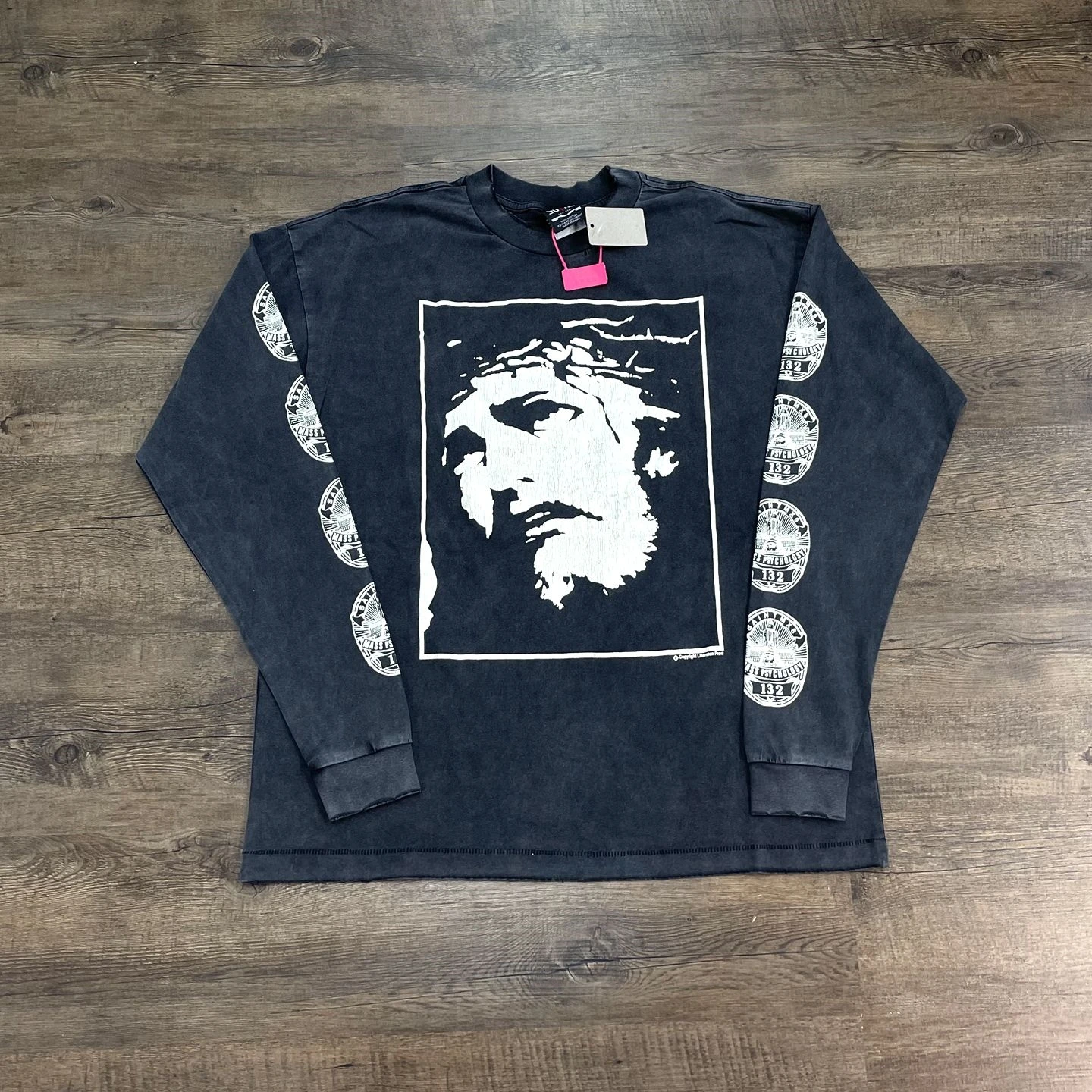 Yao Fashion Saint OF Michael 25SS High Quality Cotton Long Sleeve Tops Tee Streetwear Oversize Casual Y2k Loose T Shirt For Men