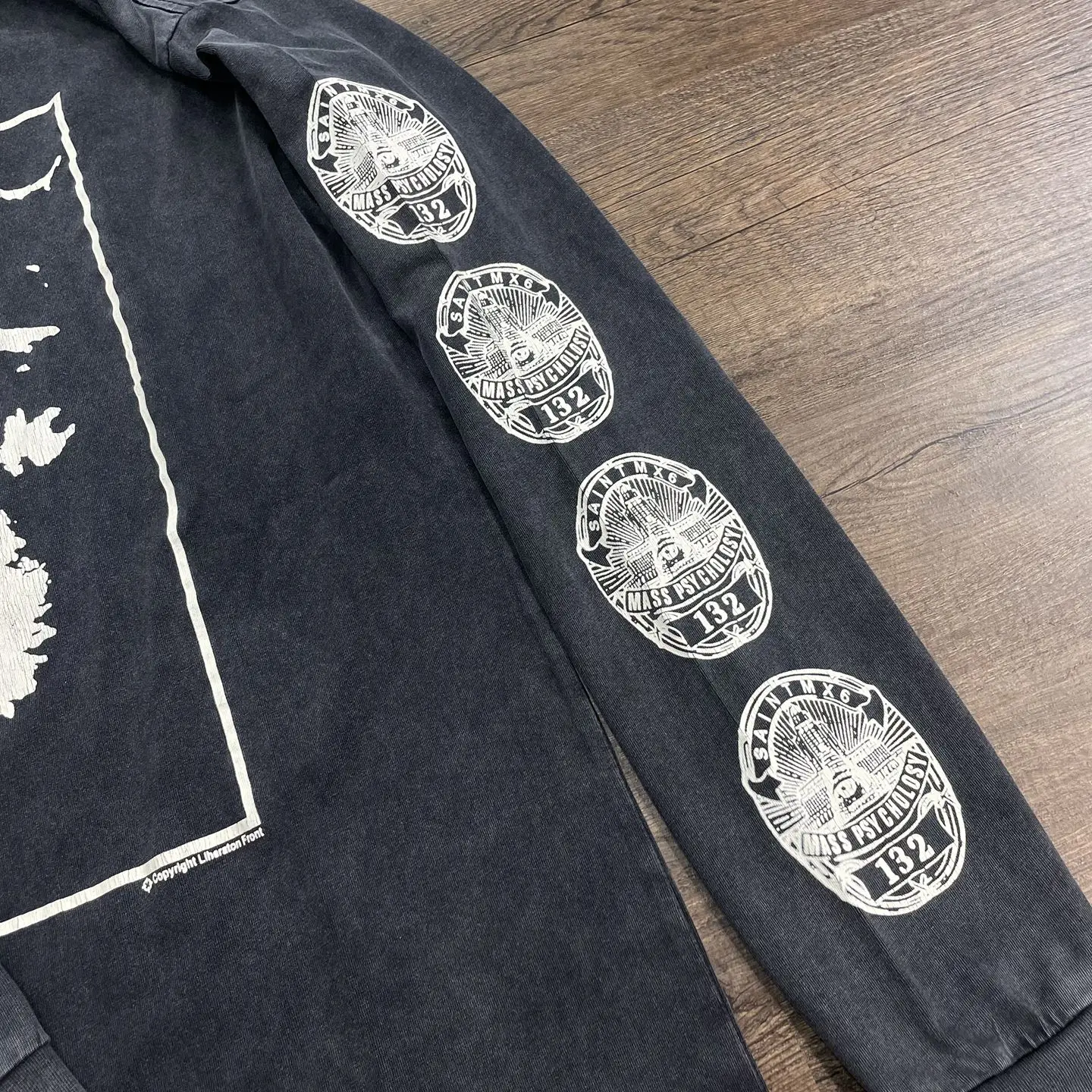 Yao Fashion Saint OF Michael 25SS High Quality Cotton Long Sleeve Tops Tee Streetwear Oversize Casual Y2k Loose T Shirt For Men