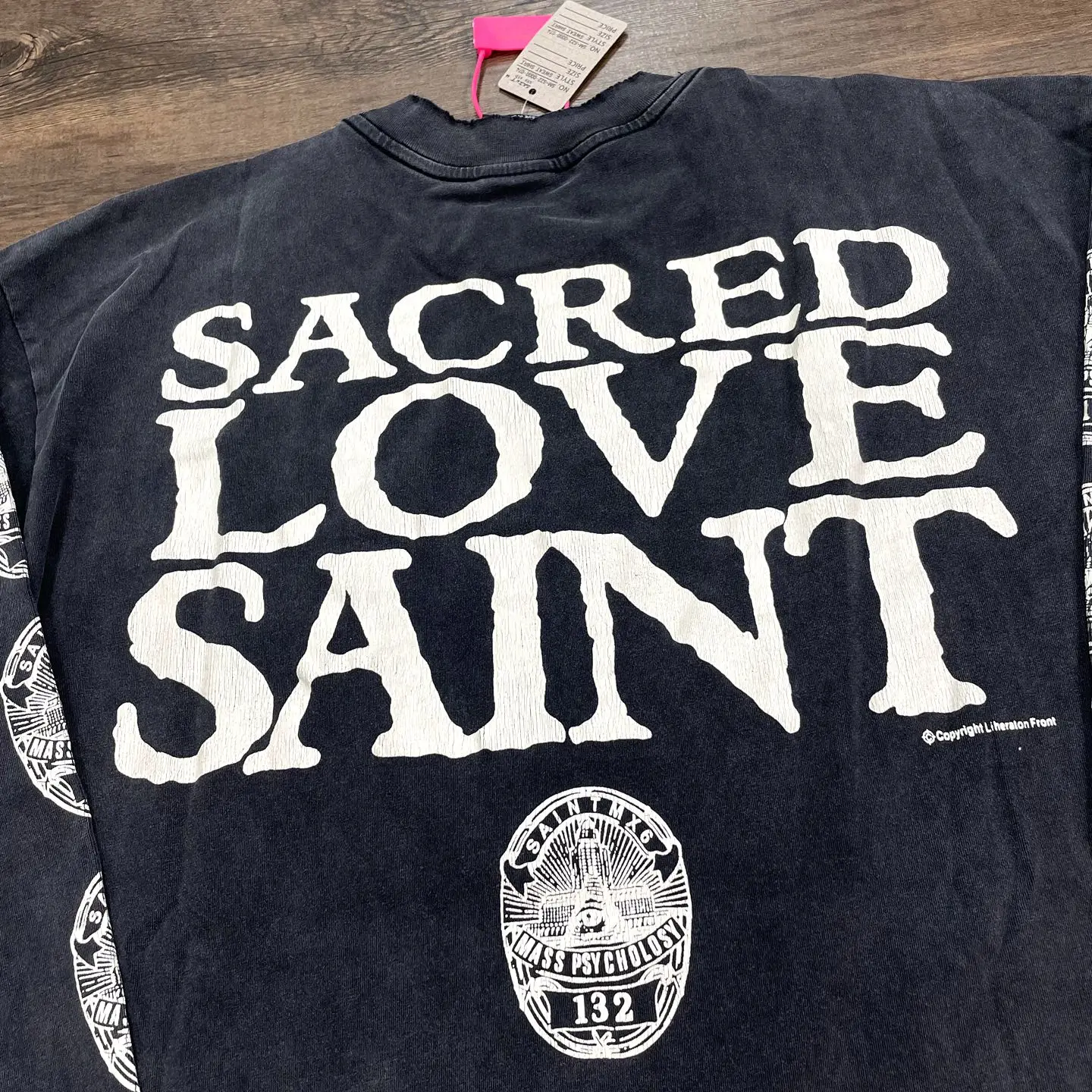 Yao Fashion Saint OF Michael 25SS High Quality Cotton Long Sleeve Tops Tee Streetwear Oversize Casual Y2k Loose T Shirt For Men