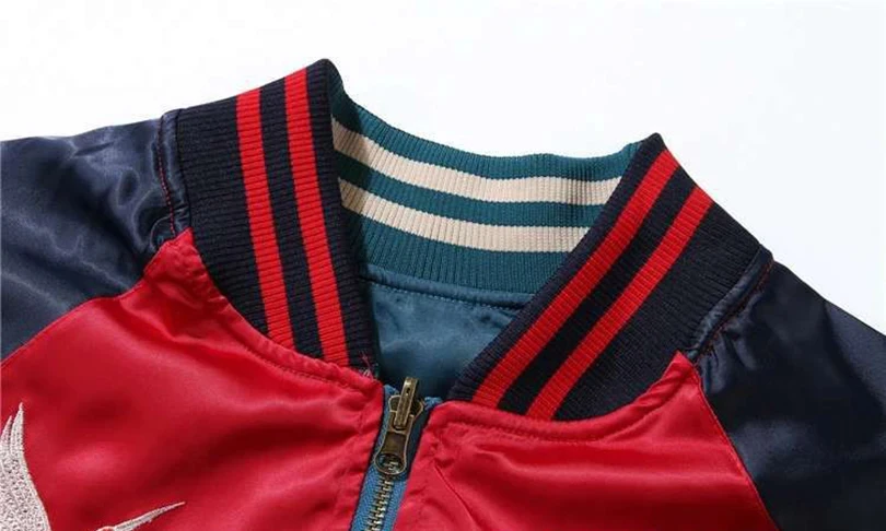 Men Women Satin Embroidery Jacket Sukajan Retro Oversize Couple Coat Korean Spring Autumn 2026